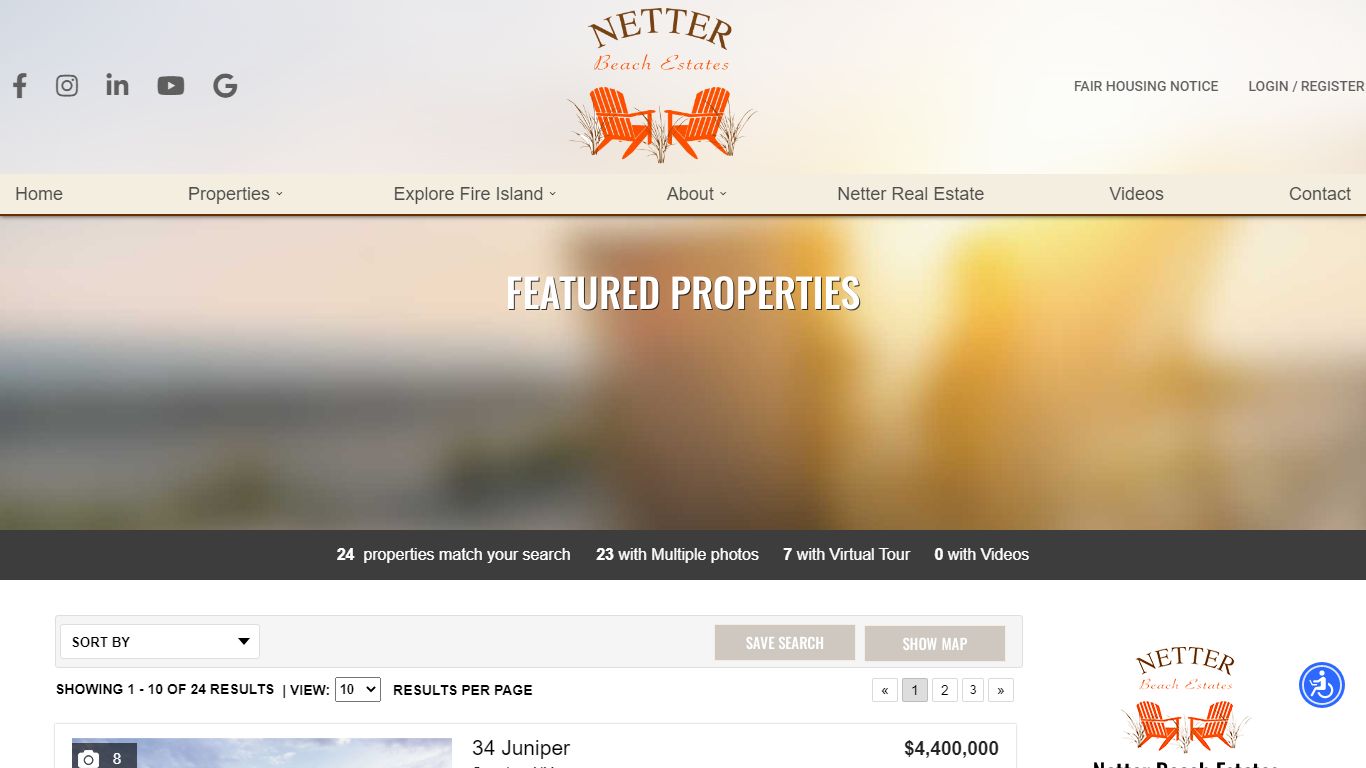 Fire Island Properties For Sale - Netter Beach Estates